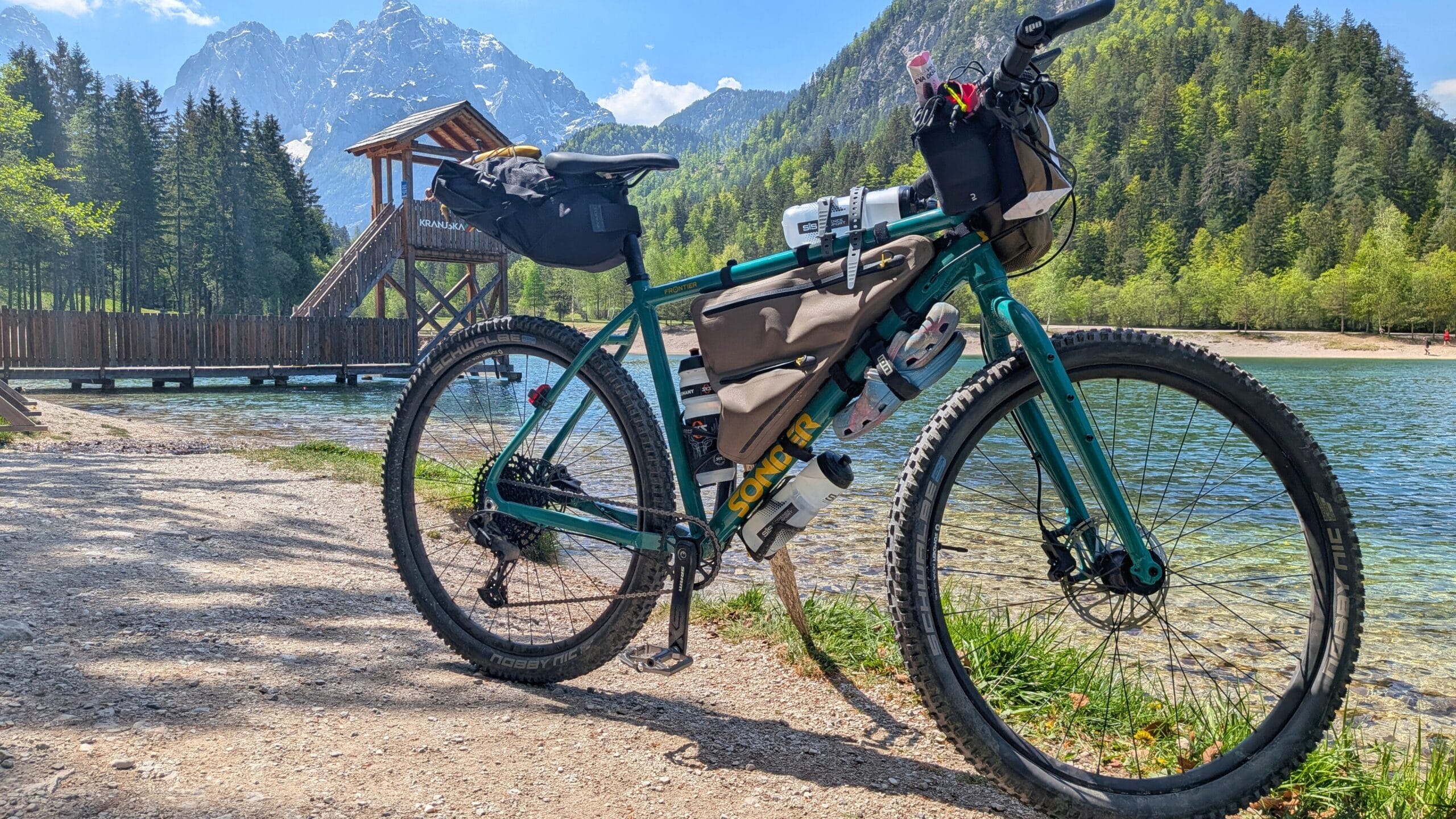 Bikepacking Rental Slovenia, Sonder Frontier (XL Frame) in Triglav national park